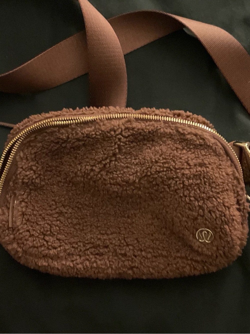 Lululemon Brown Fleece Belt Bag